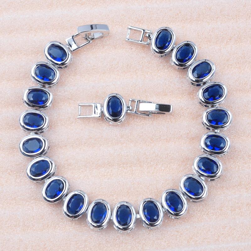 Blue Cubic Zirconia Bracelets Wedding Jewelry For Women Engagement Dubai Jewelry Silver Color Charm Crystal Female Bangles
Blue Cubic Zirconia Bracelets Wedding Jewelry For Women Engagement Dubai Jewelry Silver Color Charm Crystal Female Bangles