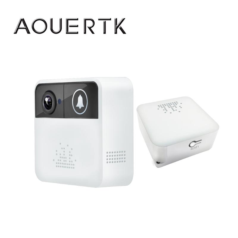 AOUERTK 720P HD WIFI battery doorbell wireless security camera two way Audio with Ringbell intercom doorbell APP control
AOUERTK 720P HD WIFI battery doorbell wireless security camera two way Audio with Ringbell intercom doorbell APP control