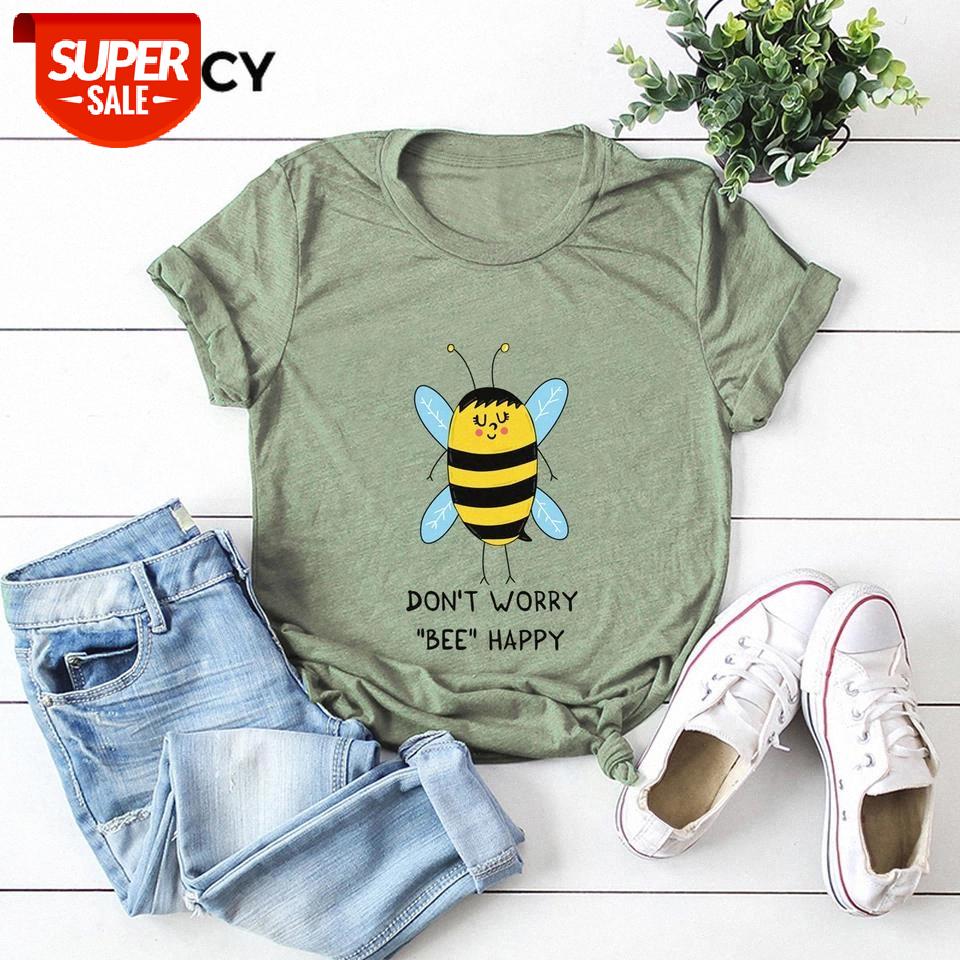 JFUNCY Cute Little Bee Print Women T Shirt Cotton Short Sleeve Summer Tops Woman Tee Shirts Female Plus Size Casual T-shirt #hT03, White
JFUNCY Cute Little Bee Print Women T Shirt Cotton Short Sleeve Summer Tops Woman Tee Shirts Female Plus Size Casual T-shirt #hT03, White