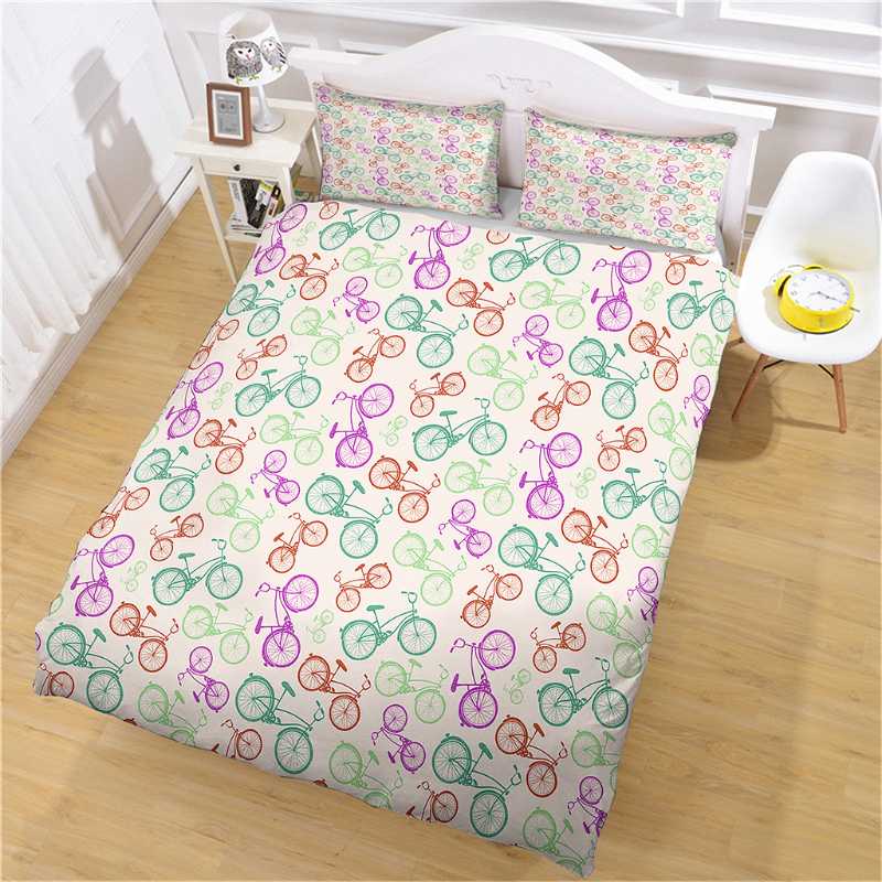 Custom Colored Bicycle Printing Bedding Set,Microfiber Fabric Duvet Cover&Pillowcase,Cozy Home Bedroom Decor Bed Set, As pic
Custom Colored Bicycle Printing Bedding Set,Microfiber Fabric Duvet Cover&Pillowcase,Cozy Home Bedroom Decor Bed Set, As pic
