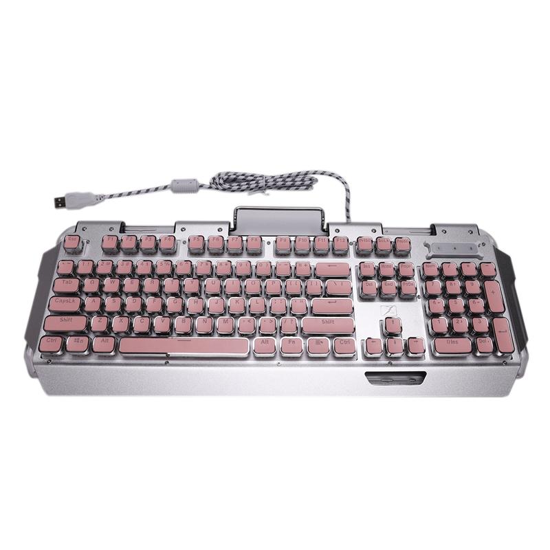 X10 Retro Round Typewriter Light Transmission Keycap Wired Mechanical Gaming Keyboard Multiple Light Effects Oval
X10 Retro Round Typewriter Light Transmission Keycap Wired Mechanical Gaming Keyboard Multiple Light Effects Oval