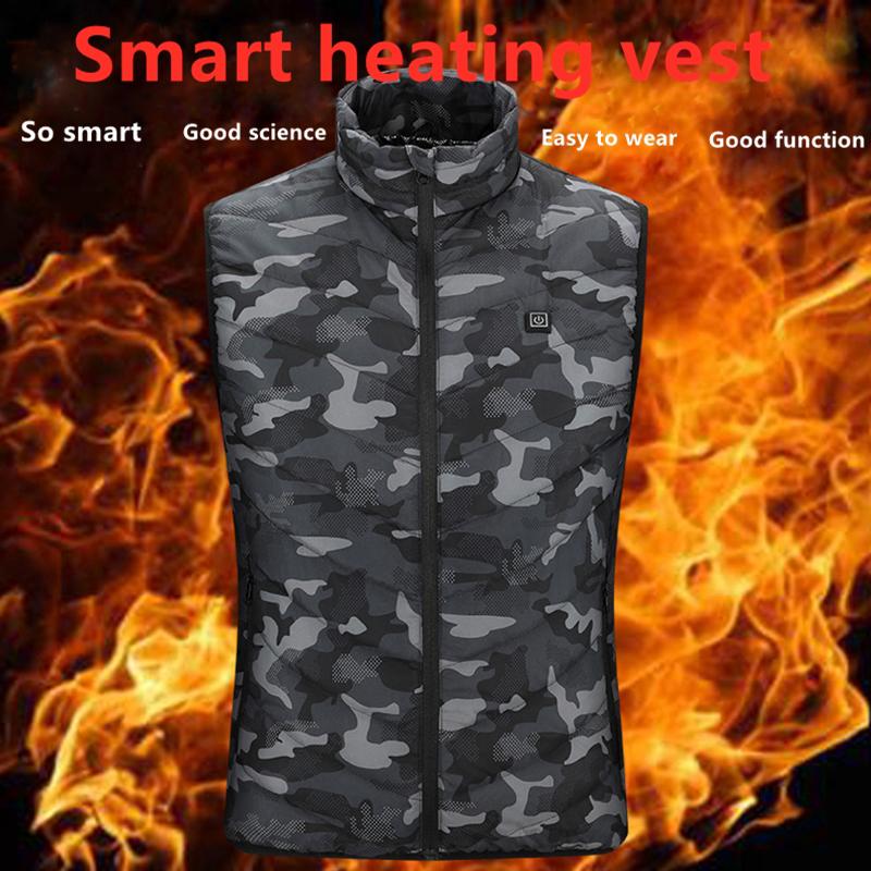 Winter Outdoor Men Electric Heated Vest USB Heating Vest Winter Thermal Feaher Camping Hiking Warm Hunting Camouflage Jacket, Heated camouflage
Winter Outdoor Men Electric Heated Vest USB Heating Vest Winter Thermal Feaher Camping Hiking Warm Hunting Camouflage Jacket, Heated camouflage
