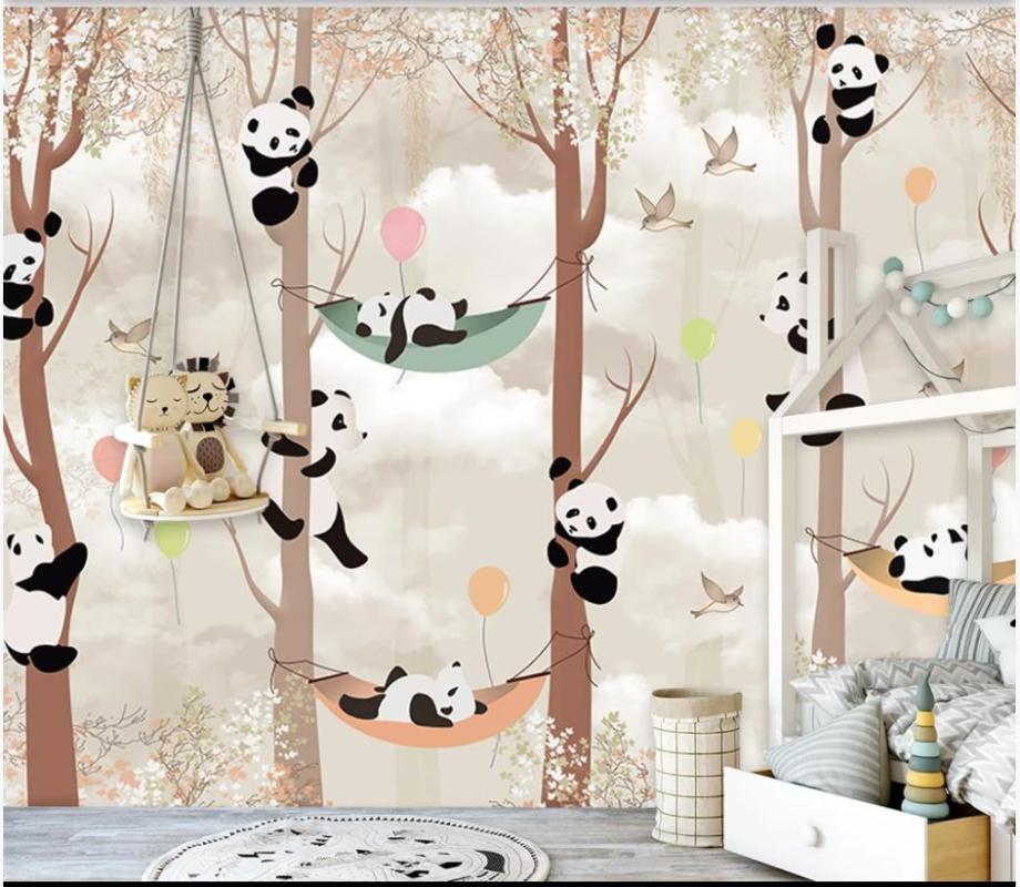 Custom photo wallpaper for walls 3 d Cartoon panda simple tree murals background wall kids room mural wall papers home decor, Silk material
Custom photo wallpaper for walls 3 d Cartoon panda simple tree murals background wall kids room mural wall papers home decor, Silk material