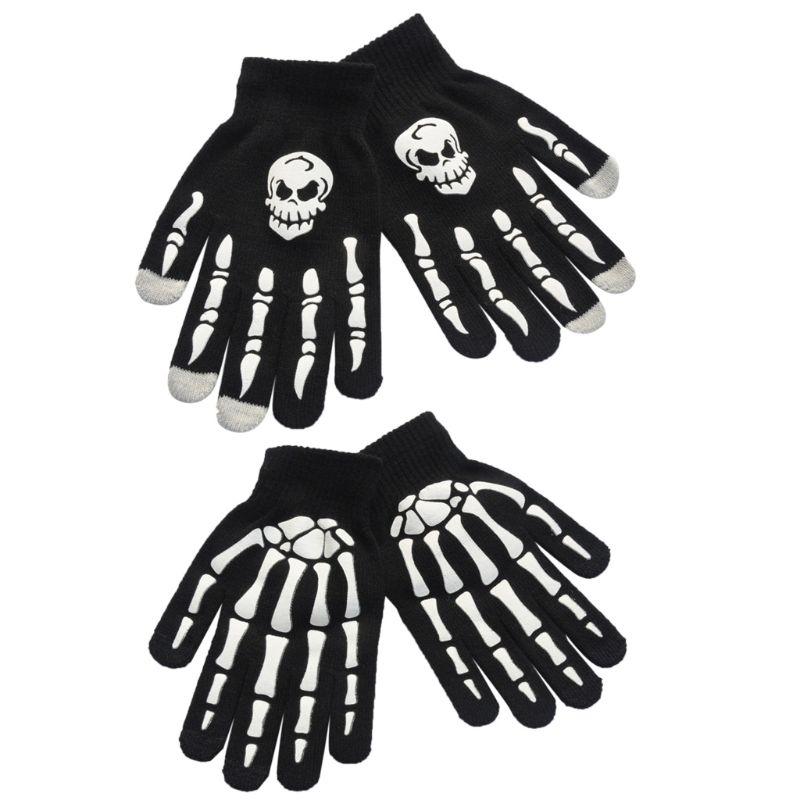 Unisex Adult Children Winter Cycling Full Fingered Gloves Halloween Horror Skull Claw Skeleton Anti-Skid Rubber Outdoor Mittens
Unisex Adult Children Winter Cycling Full Fingered Gloves Halloween Horror Skull Claw Skeleton Anti-Skid Rubber Outdoor Mittens