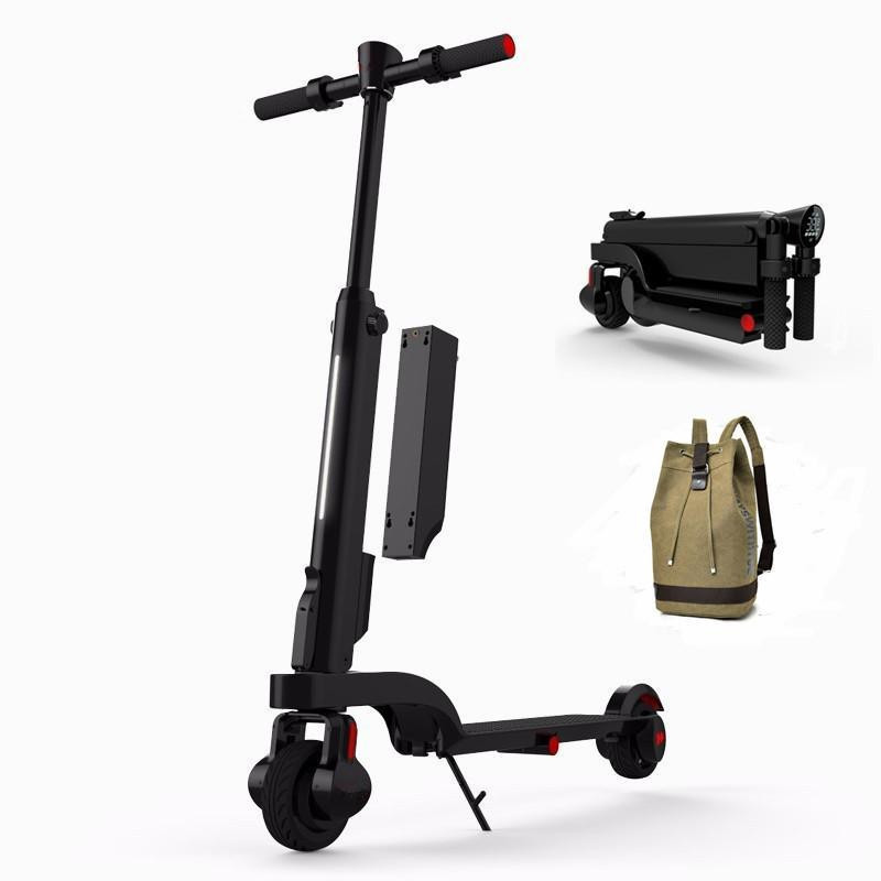 X6 Electric Kick Scooter 250W Two Wheels Electric-Scooters Shock Absorber/Suspension Portable E-scooter 24V For Adults, Black
X6 Electric Kick Scooter 250W Two Wheels Electric-Scooters Shock Absorber/Suspension Portable E-scooter 24V For Adults, Black