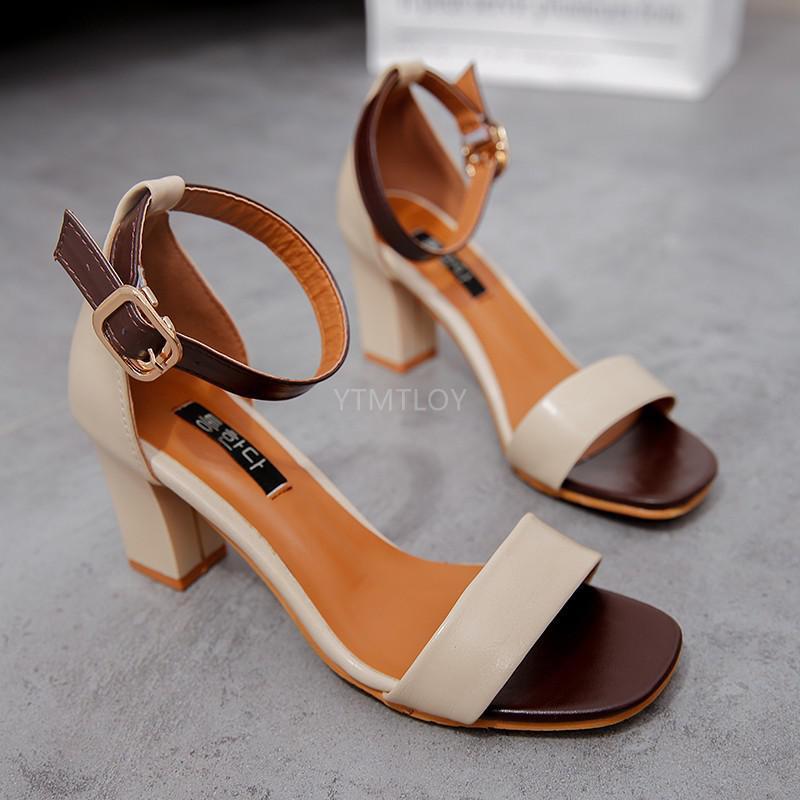 New Summer Fashion Woman One Word Buckle Sandals Roman High Heels Plus Size 34-42 Brown Sexy Zapatilla Mujer, Beige
New Summer Fashion Woman One Word Buckle Sandals Roman High Heels Plus Size 34-42 Brown Sexy Zapatilla Mujer, Beige