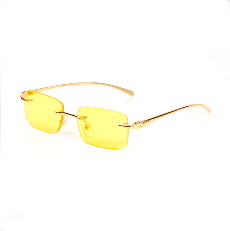 Fashion CA Glasses Frame Men Sunglasses Gold Rimless Eyeglasses for Anti Reflective Clear Lens Prescription Spectacles Tiny Leopard
Fashion CA Glasses Frame Men Sunglasses Gold Rimless Eyeglasses for Anti Reflective Clear Lens Prescription Spectacles Tiny Leopard