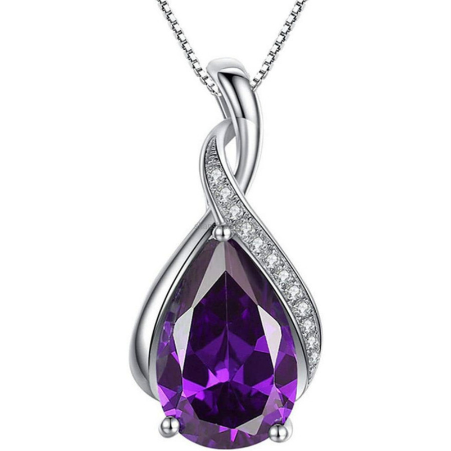 Blue Red Diamond Tear drop Necklace Fashoin women necklaces birthday gift fashion jewelry will and sandy new
Blue Red Diamond Tear drop Necklace Fashoin women necklaces birthday gift fashion jewelry will and sandy new