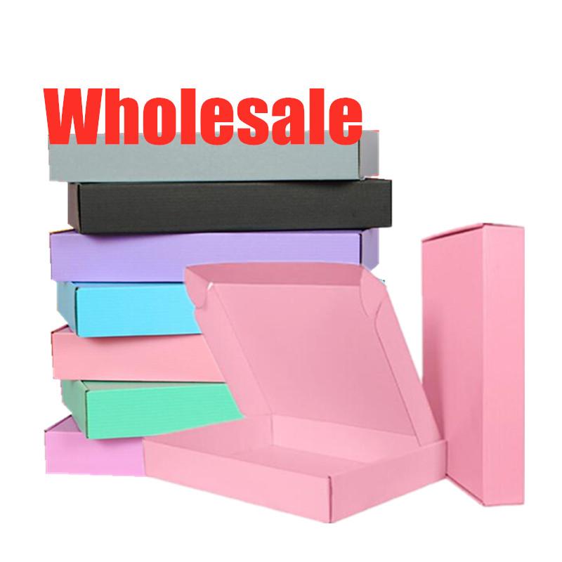 50pcs/lot Wholesale Kraft Box 5 Color Gift Paper Boxes 3 Layer Corrugated Material Customize With Printing Logo 20112601
50pcs/lot Wholesale Kraft Box 5 Color Gift Paper Boxes 3 Layer Corrugated Material Customize With Printing Logo 20112601