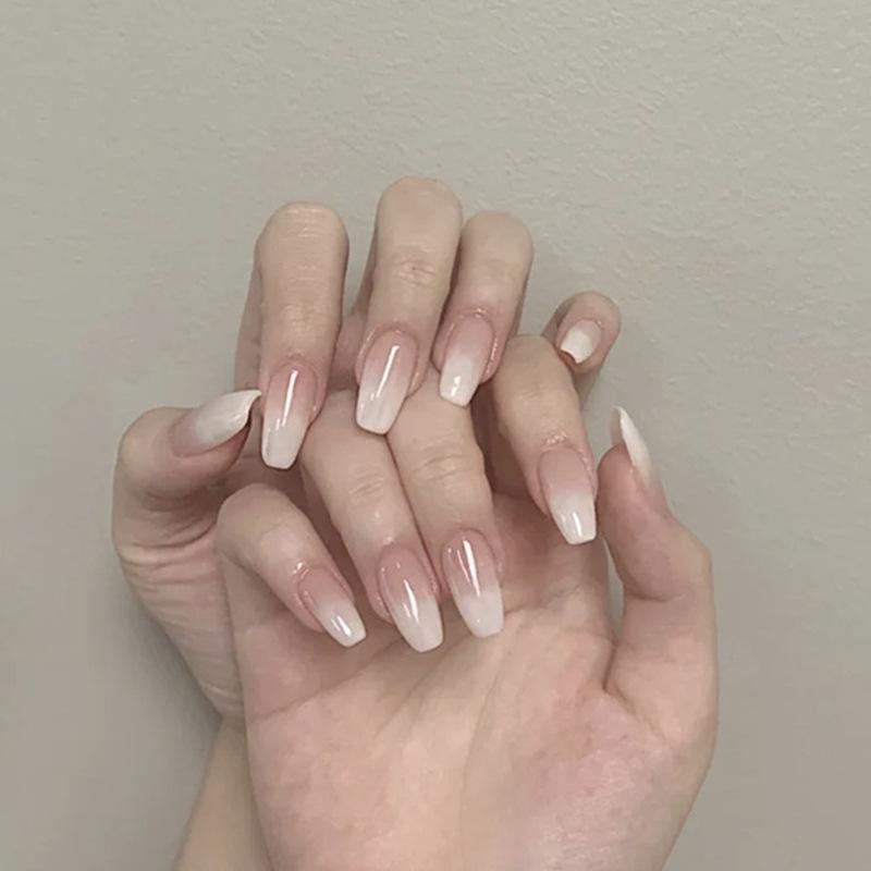 Ballet White Gradient Fake Nail Sheets Finished Nail Sheets 24 Pieces Sticker, 566 ballet gradient
Ballet White Gradient Fake Nail Sheets Finished Nail Sheets 24 Pieces Sticker, 566 ballet gradient