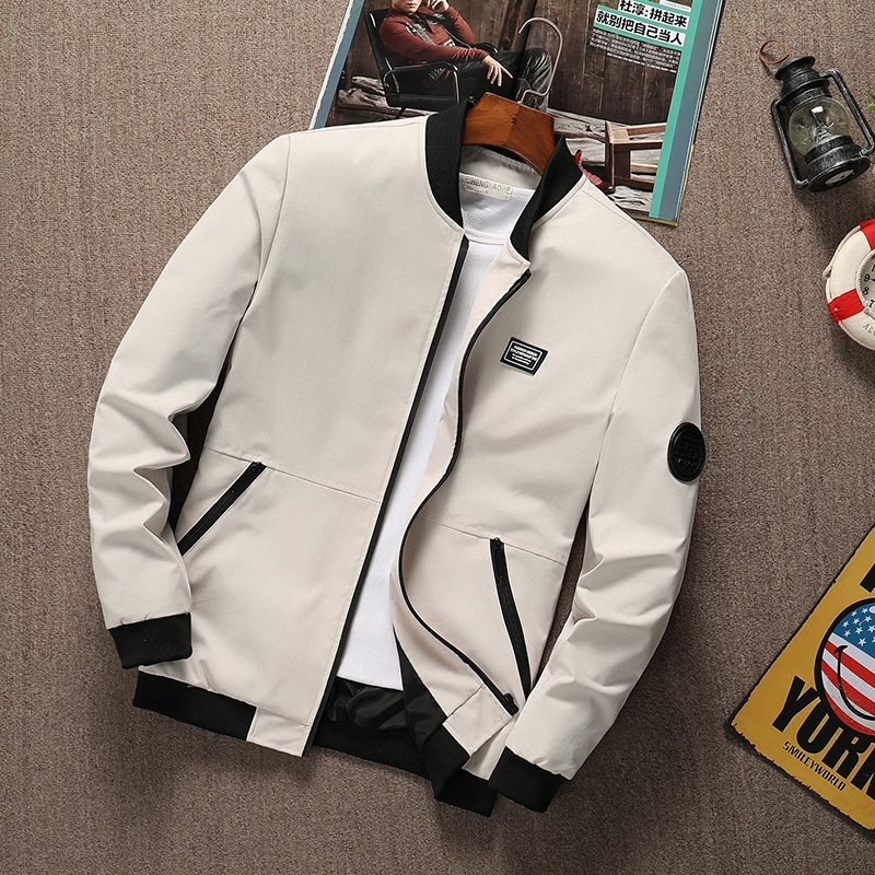 Summer men jacket stand collar long sleeve male Bomber zipper jacket slim fit solid coat high quality size M- Dropshipping 201130, Blue
Summer men jacket stand collar long sleeve male Bomber zipper jacket slim fit solid coat high quality size M- Dropshipping 201130, Blue