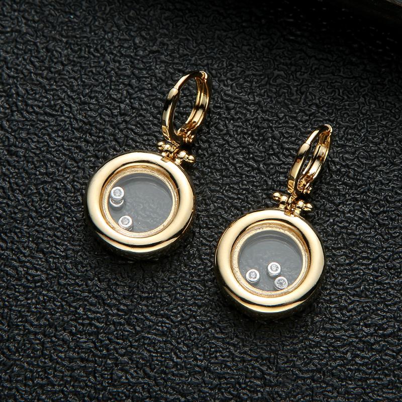 Dangle & Chandelier 20MM Luxury Round Earrings For Women Wedding Cubic Zirconia CZ DUBAI Bridal Earring Jewelry Accessories E9837, Silver
Dangle & Chandelier 20MM Luxury Round Earrings For Women Wedding Cubic Zirconia CZ DUBAI Bridal Earring Jewelry Accessories E9837, Silver