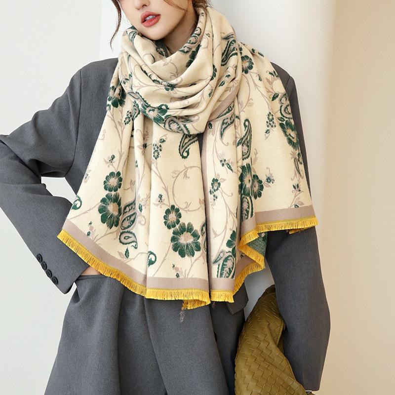 Scarves 2021 Women Scarf Cashmere Pashmina Winter Shawls Wraps Thick Warm Hijab Design Print Bufanda, Blue;gray
Scarves 2021 Women Scarf Cashmere Pashmina Winter Shawls Wraps Thick Warm Hijab Design Print Bufanda, Blue;gray