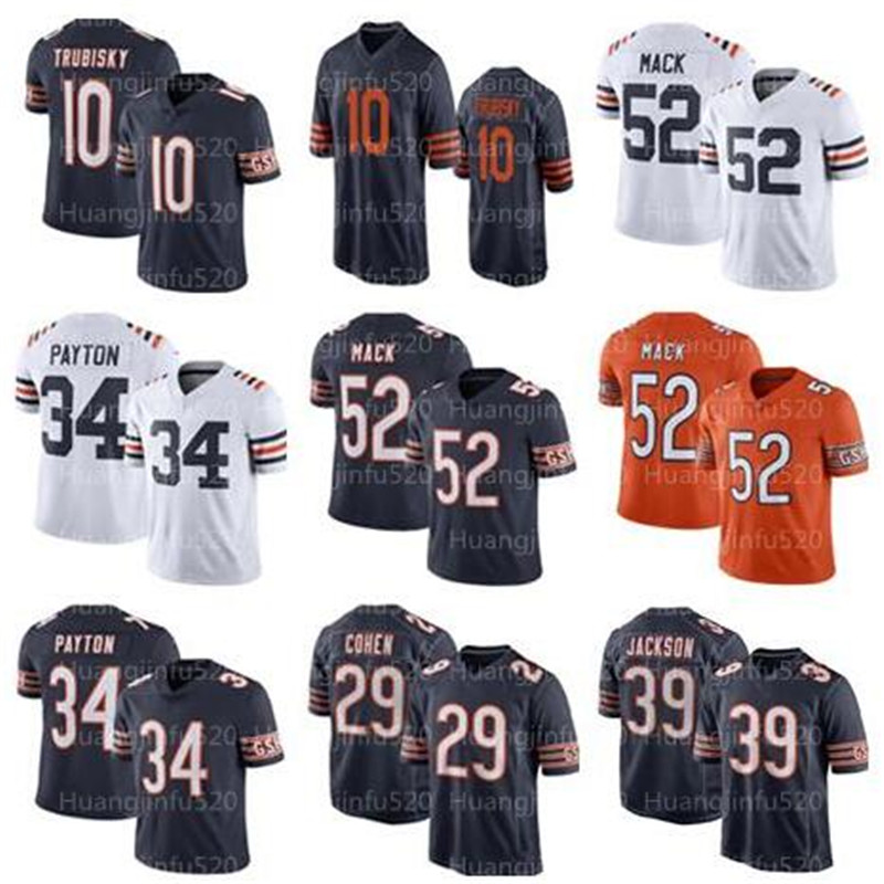 52 Khalil Mack Jersey 34 Walter Payton 10 Mitchell Trubisky 29 Tarik Cohen men women youth 39 Eddie Jackson, Black;red
52 Khalil Mack Jersey 34 Walter Payton 10 Mitchell Trubisky 29 Tarik Cohen men women youth 39 Eddie Jackson, Black;red
