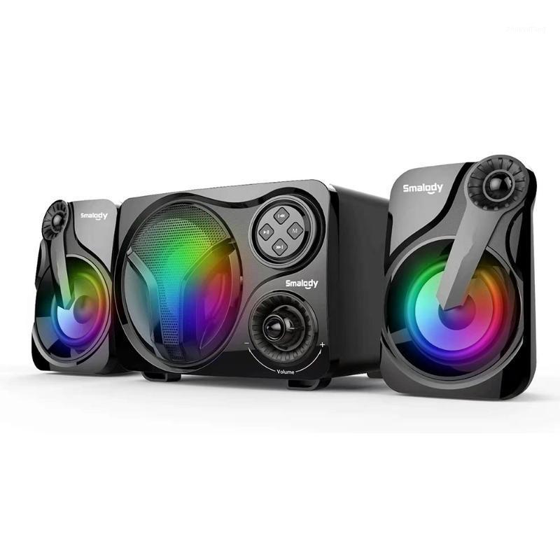 Smalody YXSM8030 BT Speakers USB Powered 3.5mm Wired Speaker 20W Super Bass Soundbox Colorful LED Lights TF Card Slot1
Smalody YXSM8030 BT Speakers USB Powered 3.5mm Wired Speaker 20W Super Bass Soundbox Colorful LED Lights TF Card Slot1