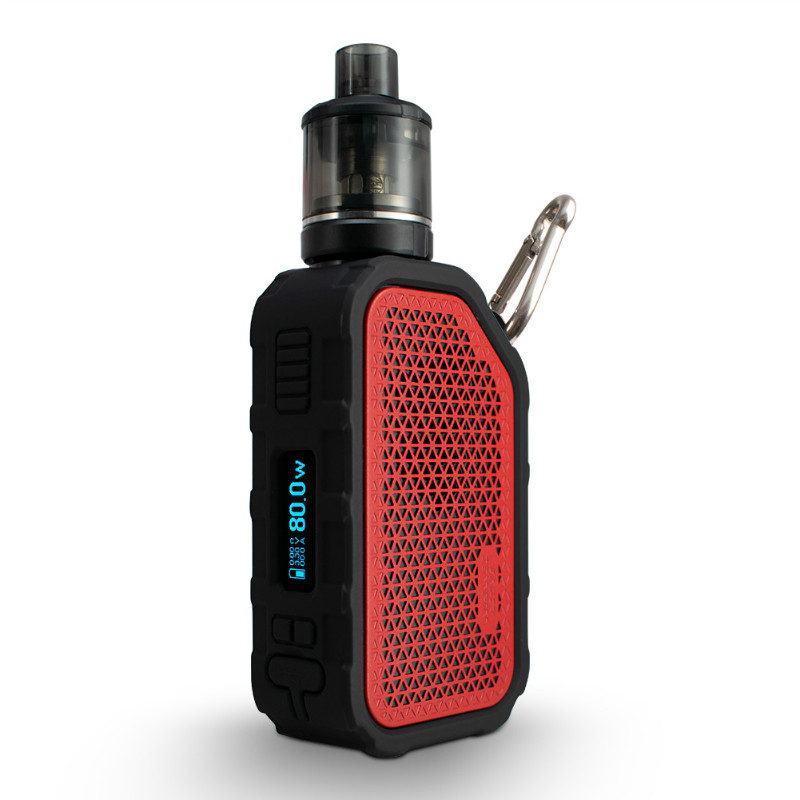 Wismec Active 80w Vape Mod with Amor NSE Atomizer, Top Filling,Bluetooth Speaker, 2100 mAh Built-in Battery, 510 Thread, Blue
Wismec Active 80w Vape Mod with Amor NSE Atomizer, Top Filling,Bluetooth Speaker, 2100 mAh Built-in Battery, 510 Thread, Blue