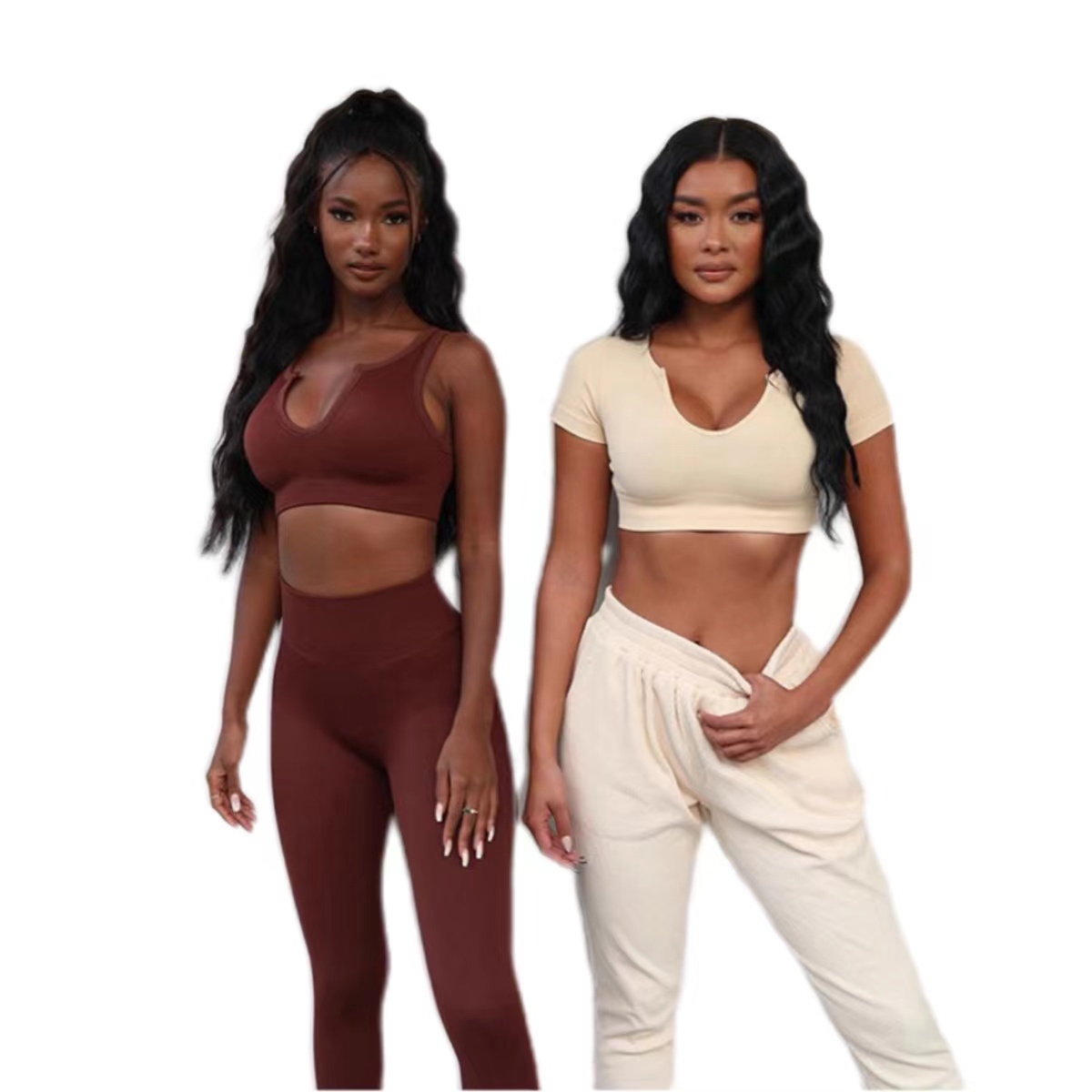 Women's Tracksuits Yoga Outfit Fashion Sportswear No Steel Ring Bra Fitness Skin-friendly V-Neck Self-cultivation Clothing for Summer Hot Selling Wholesale, Beige
Women's Tracksuits Yoga Outfit Fashion Sportswear No Steel Ring Bra Fitness Skin-friendly V-Neck Self-cultivation Clothing for Summer Hot Selling Wholesale, Beige