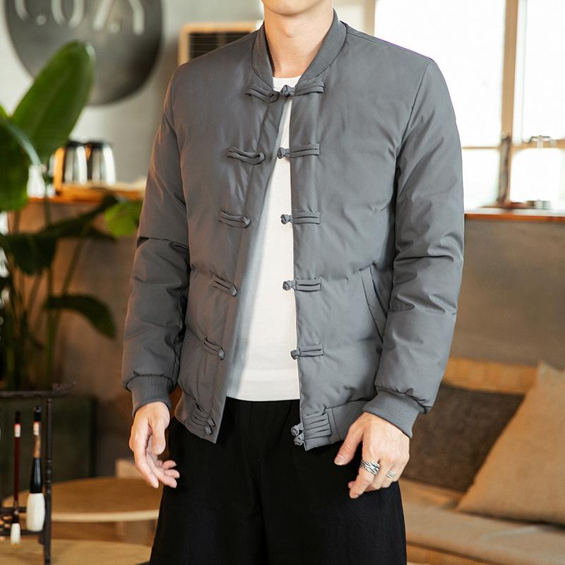 Winter New Style Male Chinese Style Disc Buckle Short Padded Jacket Padded Jacket Large Size Young Men Tang Suit, Army green
Winter New Style Male Chinese Style Disc Buckle Short Padded Jacket Padded Jacket Large Size Young Men Tang Suit, Army green