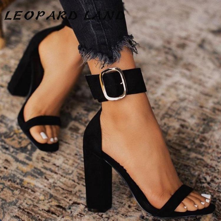 LEOPARD LAND 35-42 Large Size Women's Shoes Black Chunky Heel Classic Buckle High Heel Cool Shoes For Female -8
LEOPARD LAND 35-42 Large Size Women's Shoes Black Chunky Heel Classic Buckle High Heel Cool Shoes For Female -8