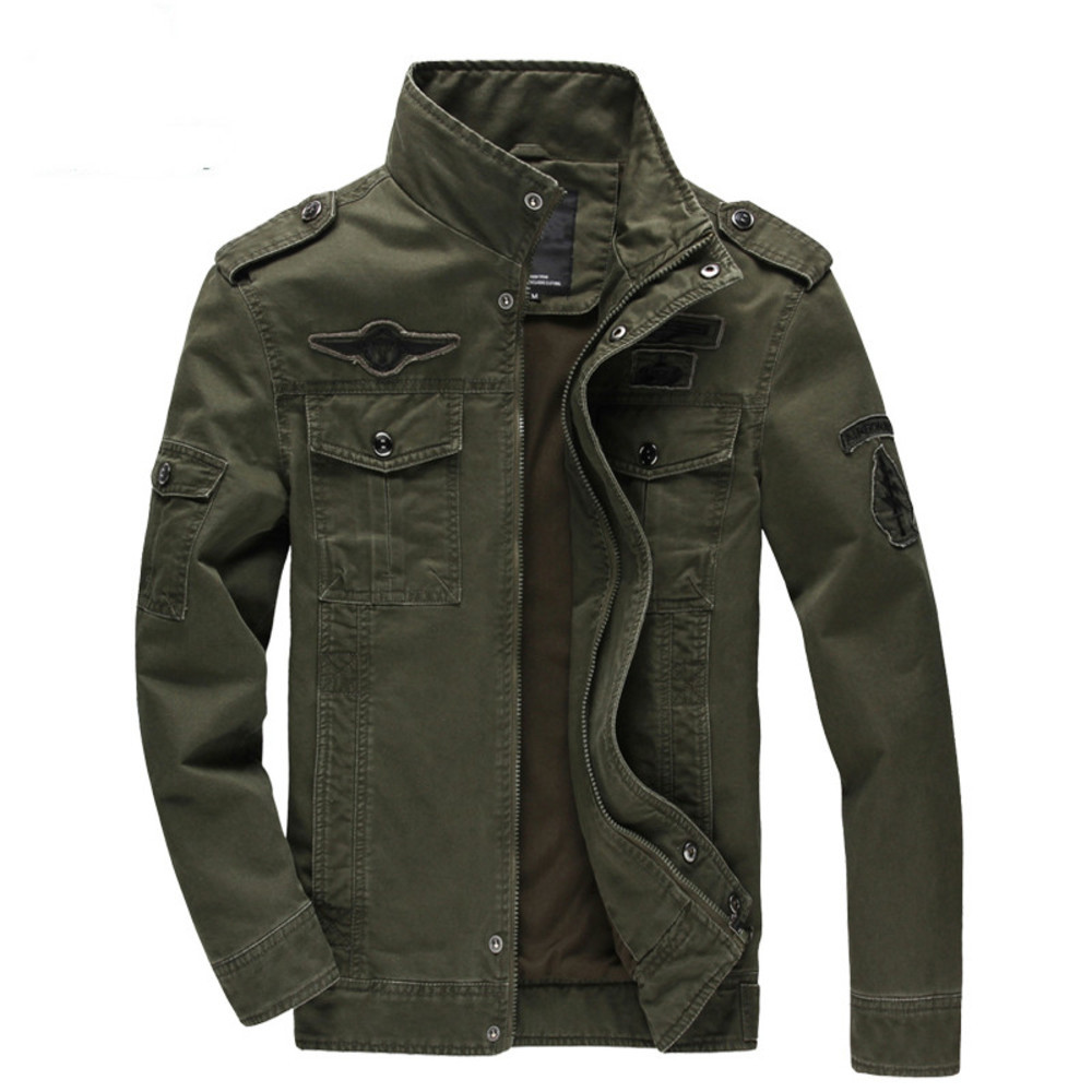 New 2020 Casual Army Military Jacket Men Plus Size -6XL Jaqueta masculina Air force one Spring & Autumn Cargo Mens Jackets Coat, Black
New 2020 Casual Army Military Jacket Men Plus Size -6XL Jaqueta masculina Air force one Spring & Autumn Cargo Mens Jackets Coat, Black