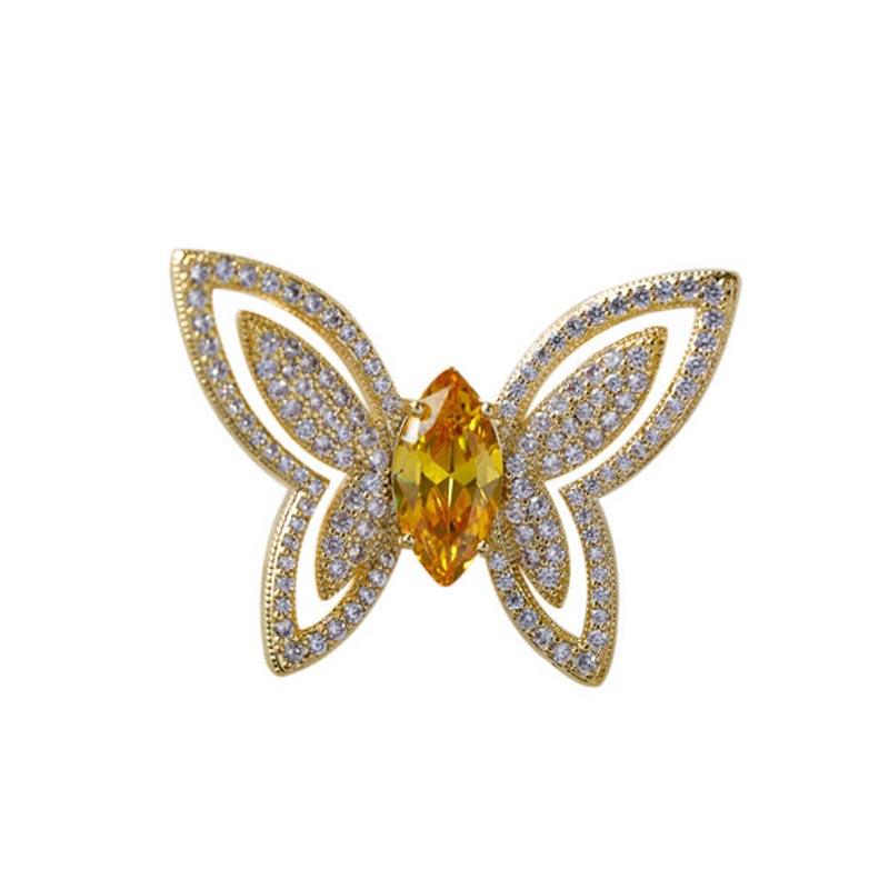 Fashion Sparkling Women Brooch Butterfly Metal Cubic Zirconia Brooches For Women's Clothing High Quality New Year Gift
Fashion Sparkling Women Brooch Butterfly Metal Cubic Zirconia Brooches For Women's Clothing High Quality New Year Gift