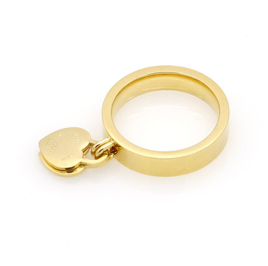 Fashion Jewelry 316L Titanium Gold-plated Heart-shaped Rings T letter letters Double Heart Ring Female Ring For Woman2584
Fashion Jewelry 316L Titanium Gold-plated Heart-shaped Rings T letter letters Double Heart Ring Female Ring For Woman2584