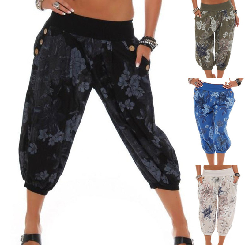 2021 New Women Slim Bohemian Ladies Casual Loose Trousers Printed Long Chiffon Wide Leg Beachwear Streetwear Pants Ug7l, Blue
2021 New Women Slim Bohemian Ladies Casual Loose Trousers Printed Long Chiffon Wide Leg Beachwear Streetwear Pants Ug7l, Blue