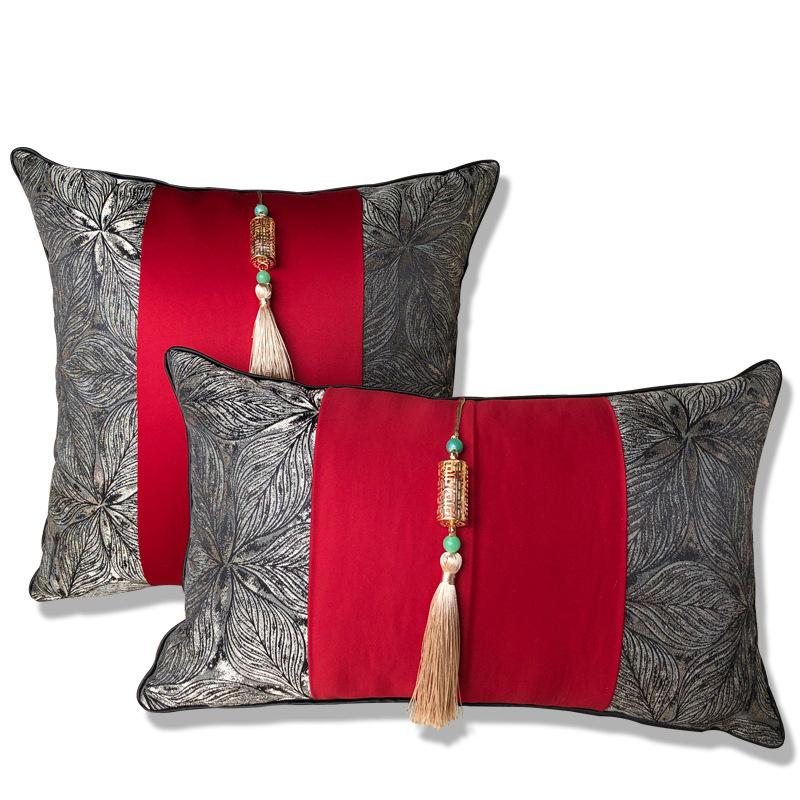 Light Luxury Tassels Cushion Covers Patchwork Red Yellow Waist Pillowcases High-grade Sofa Bed Decor Pillow Cases Covers, Veemi 02
Light Luxury Tassels Cushion Covers Patchwork Red Yellow Waist Pillowcases High-grade Sofa Bed Decor Pillow Cases Covers, Veemi 02