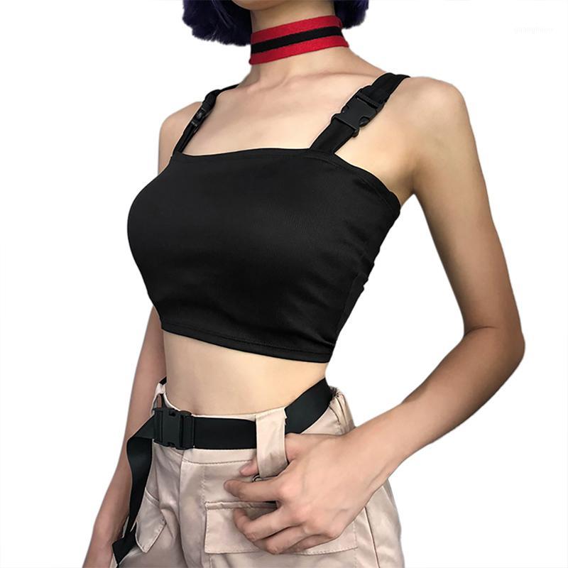 Streetwear Tank Tops Black Sleeve Crop Top Women Female Sports Fitness Bra Adjustable Buckle Sexy Backless Tank Top Cropped1, As pic
Streetwear Tank Tops Black Sleeve Crop Top Women Female Sports Fitness Bra Adjustable Buckle Sexy Backless Tank Top Cropped1, As pic