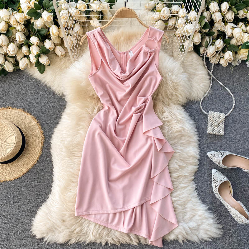 2021 New Fancy chic singiny... frilly girly dress v-sleeveless sleeves... party dress... solid summer vacation... 46N5, Pink
2021 New Fancy chic singiny... frilly girly dress v-sleeveless sleeves... party dress... solid summer vacation... 46N5, Pink