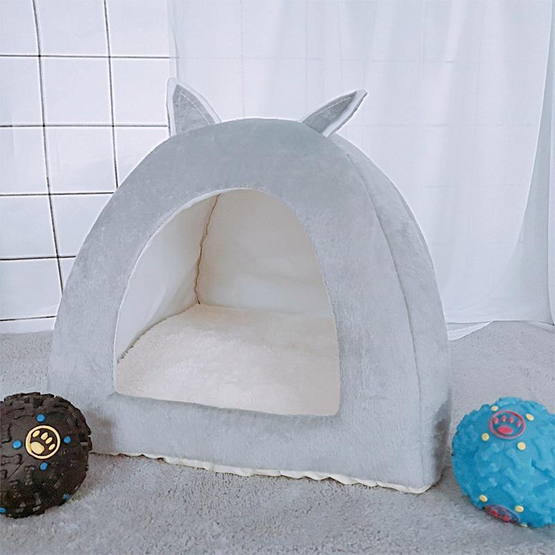 2-in-1 Foldable Cat Bed Kitten Cage Nest Indoor Puppy Cave House With Removable Mat Dog Kennel Doggie Sleeping Bag Washable
2-in-1 Foldable Cat Bed Kitten Cage Nest Indoor Puppy Cave House With Removable Mat Dog Kennel Doggie Sleeping Bag Washable