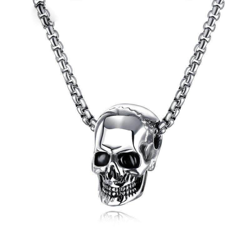 Gold Silver Color Skull Pendant Necklace for Men Skeleton Stainless Steel Long Chain Link Necklaces Punk Cool Male Jewelry
Gold Silver Color Skull Pendant Necklace for Men Skeleton Stainless Steel Long Chain Link Necklaces Punk Cool Male Jewelry