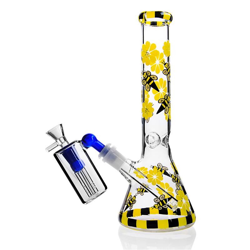 Bee Print Glass Water Bong Beaker Bongs Recycler Glass Bong Water Pipes Thick Recycler Oil Rigs Perc Percolators Bongs Free Shipping
Bee Print Glass Water Bong Beaker Bongs Recycler Glass Bong Water Pipes Thick Recycler Oil Rigs Perc Percolators Bongs Free Shipping