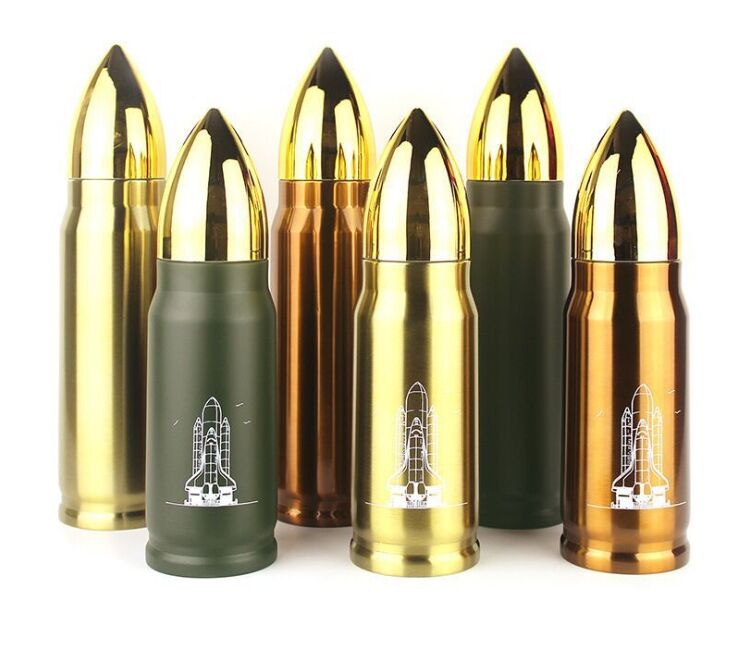 350ml 500ml Bullet Vacuum Cup Stainless Steel Thermos Bottle Creative Travel Water Bottle Outdoor Sports Travel Drinkware
350ml 500ml Bullet Vacuum Cup Stainless Steel Thermos Bottle Creative Travel Water Bottle Outdoor Sports Travel Drinkware