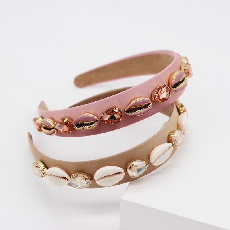 Crystal Jewelry Baroque Headband Seashell Crown Pink Hair Accessories Wedding Headpieces Jewelled Head Band Designer Jewelry
Crystal Jewelry Baroque Headband Seashell Crown Pink Hair Accessories Wedding Headpieces Jewelled Head Band Designer Jewelry