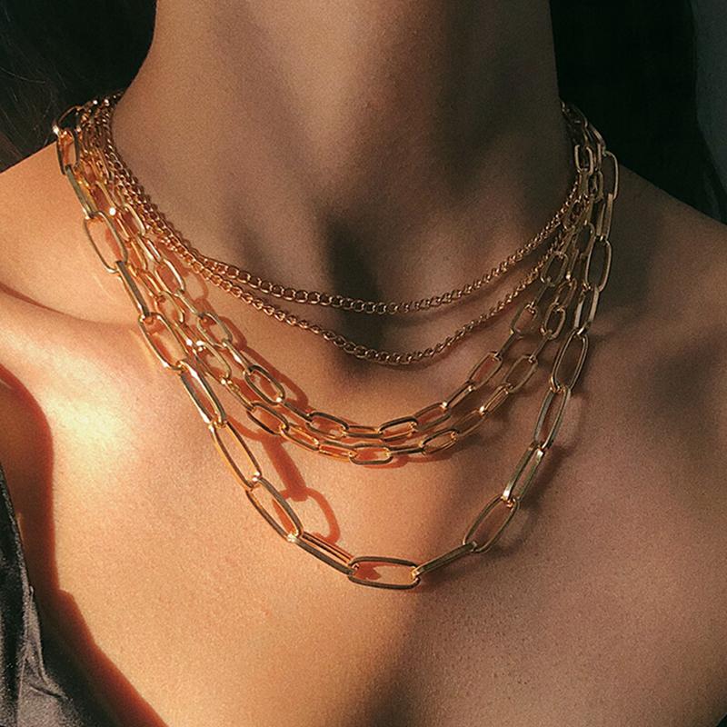 1PC Fashion Women Lady Multilayer Alloy Clavicle Choker Necklace Charm Chain Jewelry
1PC Fashion Women Lady Multilayer Alloy Clavicle Choker Necklace Charm Chain Jewelry