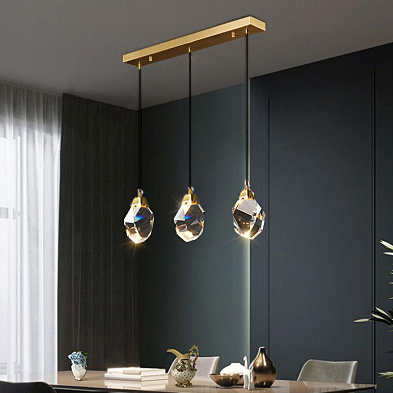 Luxury Copper lamp Modern Restaurant crystal pendant lights Nordic Decor Bedside hanging light Crystal Lighting Fixtures
Luxury Copper lamp Modern Restaurant crystal pendant lights Nordic Decor Bedside hanging light Crystal Lighting Fixtures