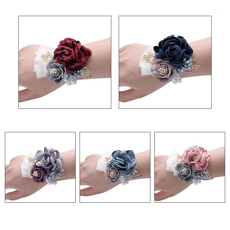 Prom Cloth Artificial Rose Flower Party Wrist Flower Wedding Boutonnieres Bridesmaid Corsage Hand For Marriage Accessorie1
Prom Cloth Artificial Rose Flower Party Wrist Flower Wedding Boutonnieres Bridesmaid Corsage Hand For Marriage Accessorie1
