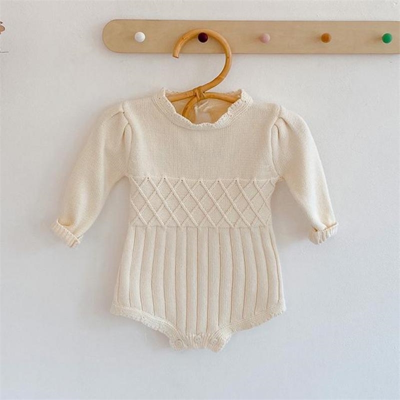 Autumn Solid Color Newborn Baby Girl Bodysuit Long Sleeve Knitted Jumpsuit Infant Girls Bodysuits Body Bebe One Piece Clothing 201216, 02007
Autumn Solid Color Newborn Baby Girl Bodysuit Long Sleeve Knitted Jumpsuit Infant Girls Bodysuits Body Bebe One Piece Clothing 201216, 02007