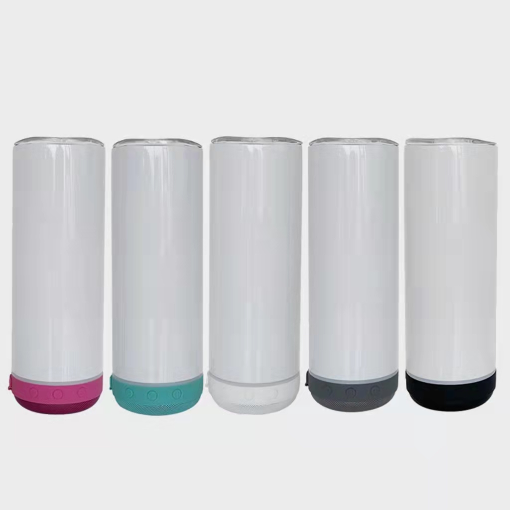 Sublimation 20oz Straight Speaker Tumblers with Wireless Music Stainless Steel Smart Double Wall Insulated Vacuum Music Portable Bottle B1
Sublimation 20oz Straight Speaker Tumblers with Wireless Music Stainless Steel Smart Double Wall Insulated Vacuum Music Portable Bottle B1