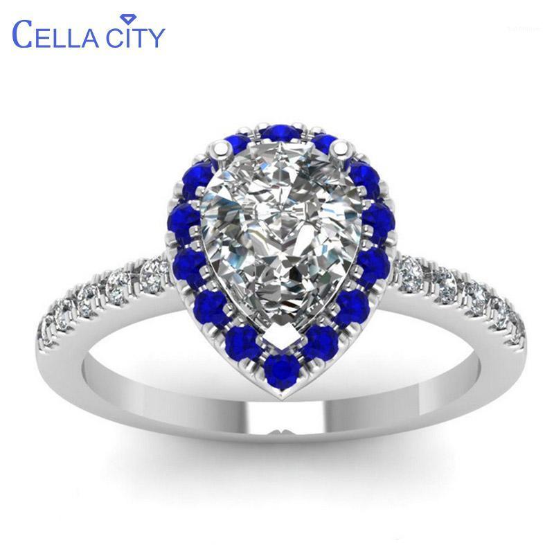 Cellacity Trendy Silver 925 Jewelry Gemstones Ring for Women Water Drop Shaped Zircon Sapphire Female Gift Party Accessories1
Cellacity Trendy Silver 925 Jewelry Gemstones Ring for Women Water Drop Shaped Zircon Sapphire Female Gift Party Accessories1