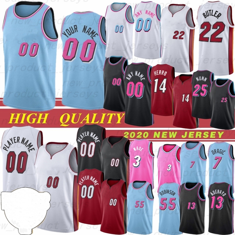 Jimmy Tyler Butler 22 Herro Dwayne NCAA Basketball JERSEYS Dwyane Bam Wade Basketball Miami Heat Jersey Adebayo Goran Robinson Dragic 25 Nunn, Rehuo
Jimmy Tyler Butler 22 Herro Dwayne NCAA Basketball JERSEYS Dwyane Bam Wade Basketball Miami Heat Jersey Adebayo Goran Robinson Dragic 25 Nunn, Rehuo