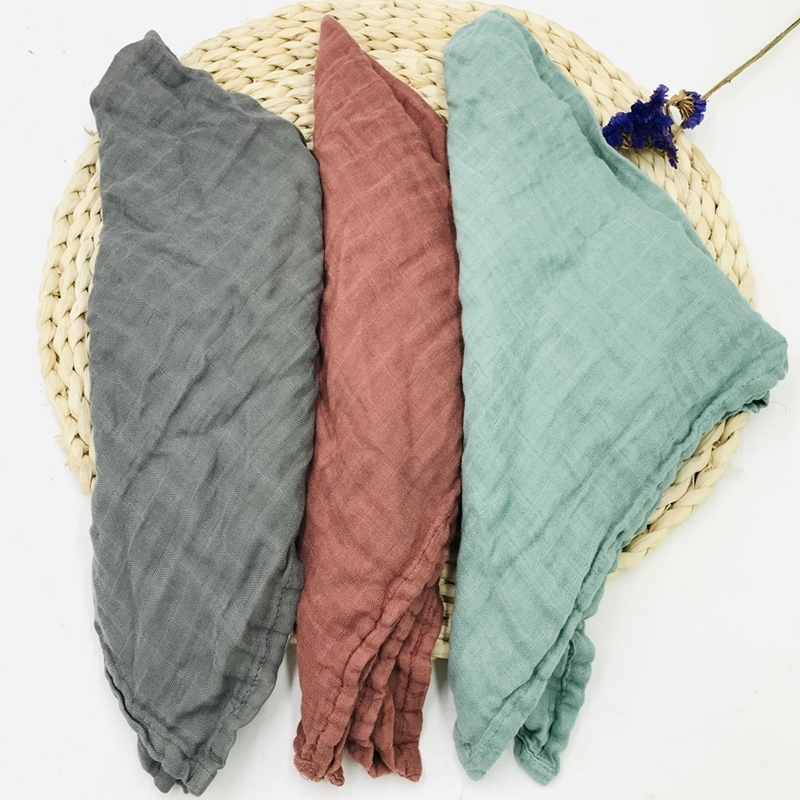 60*60cm bamboo burp cloth muslin diaper baby swaddle blankets quality better than organic cotton Multi-use Blanket Infant Wrap 201210