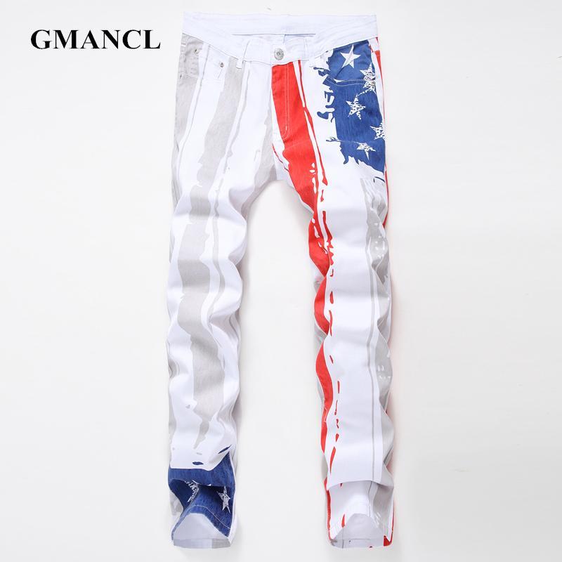GMANCL fashion printed casual Men Cotton Denim Pants trousers Straight Hip Hop streetwear High Quality Slim men Jeans Plus Size1, Bj8901
GMANCL fashion printed casual Men Cotton Denim Pants trousers Straight Hip Hop streetwear High Quality Slim men Jeans Plus Size1, Bj8901
