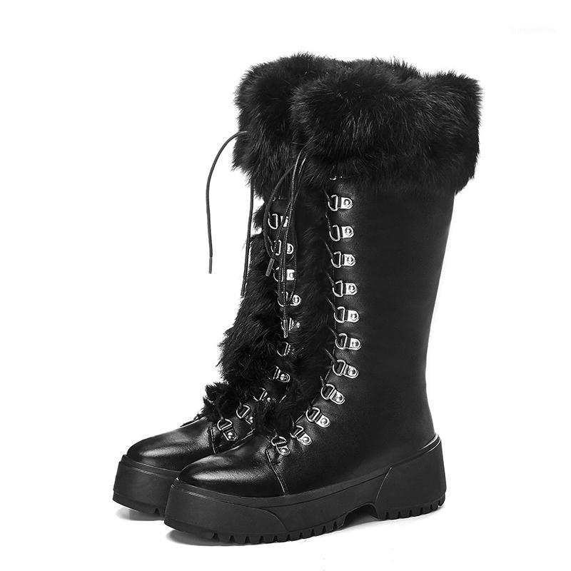 Brand snow boots women's new winter shoes genuine leather plush metal decoration keep warm knee high boots women's riding1, Black
Brand snow boots women's new winter shoes genuine leather plush metal decoration keep warm knee high boots women's riding1, Black