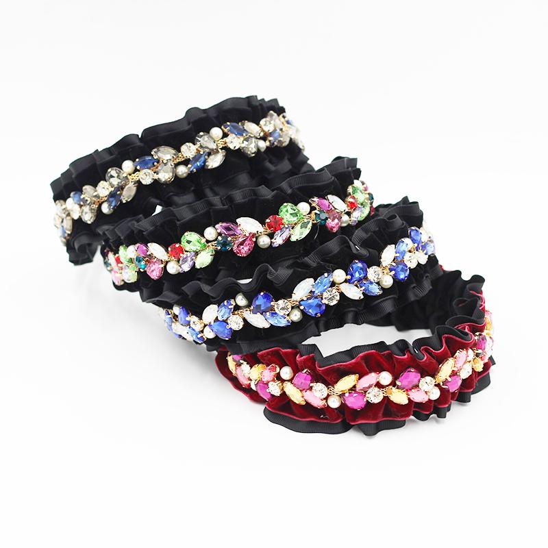 Hair Clips & Barrettes Korean Fashion Luxury Sparkly Gray Crystal Bridal Hairband Baroque Headband With Colored Rhinestones 870
Hair Clips & Barrettes Korean Fashion Luxury Sparkly Gray Crystal Bridal Hairband Baroque Headband With Colored Rhinestones 870