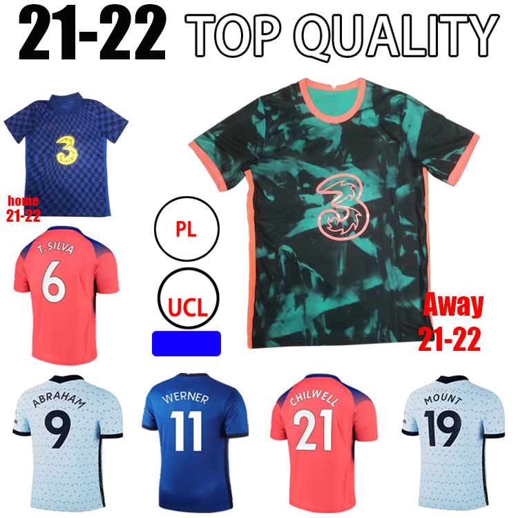 21 22 ABRAHAM WERNER HAVERTZ CHILWELL ZIYECH Soccer Jerseys 2021 2022 PULISIC Football Shirt KANTE MOUNT Men, Away patch 1
21 22 ABRAHAM WERNER HAVERTZ CHILWELL ZIYECH Soccer Jerseys 2021 2022 PULISIC Football Shirt KANTE MOUNT Men, Away patch 1