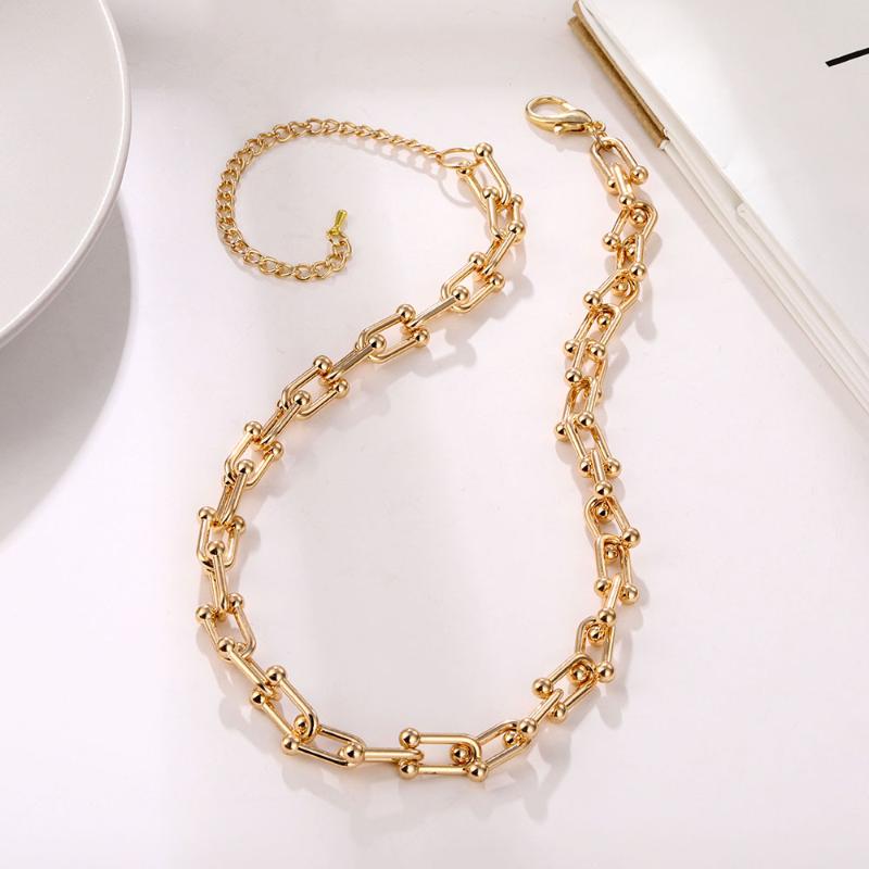 Chains EN Gothtic Thick Chain Choker Necklaces For Women Men Fashion Gold Link Chunky Jewelry Gift
Chains EN Gothtic Thick Chain Choker Necklaces For Women Men Fashion Gold Link Chunky Jewelry Gift
