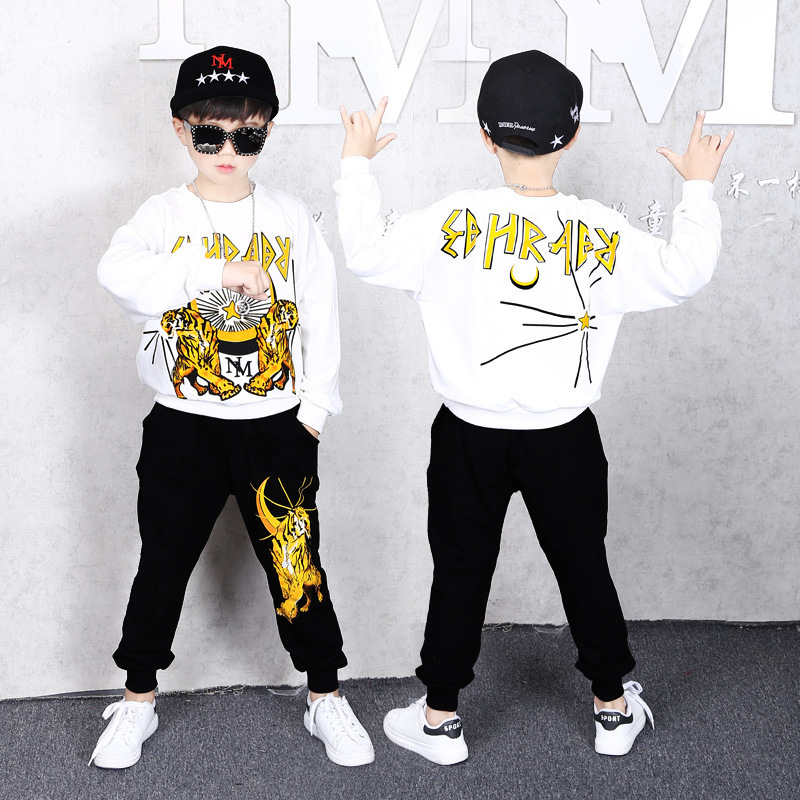 Children's Two-piece Clothing Sets Boys Top Jacket +long Pants Streetwear Baby Boy Sport Suit Costume for Kids 4 6 8 12 16 Years 201127