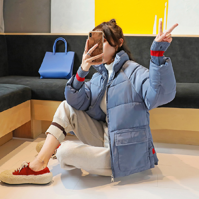 new autumn and winter down jacket female loose ultra short coat firecotton-padded clothes fashion studen 201217